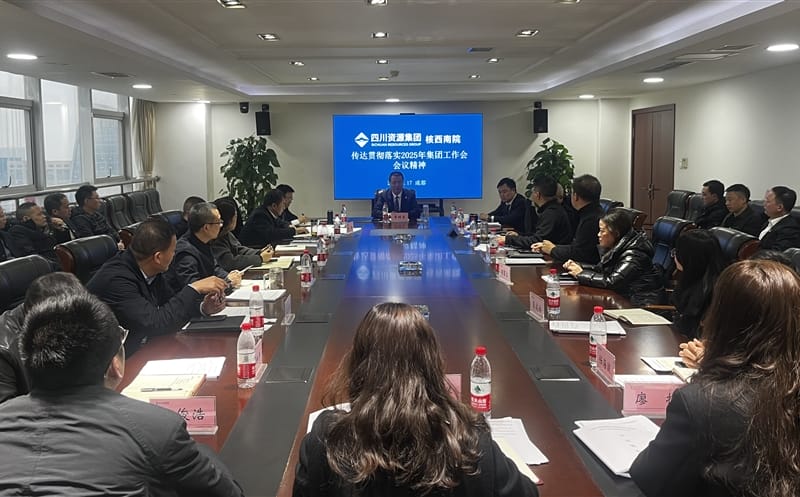 凝心聚力担使命 踔厉奋发谱新篇┃ 核西南院贯彻落实2025年四川腾龙国际平台集团 工作会会议精神