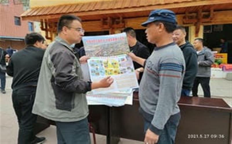 做好技术支撑服务，，，，，，助力防灾减灾行动——六0六大队地勘院在凉山州开展防灾减灾宣传活动