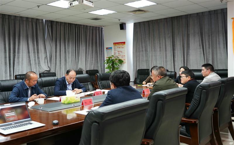 四川腾龙国际平台党委委员、副总经理武文祥一行到兴蜀设计集团调研指导工作
