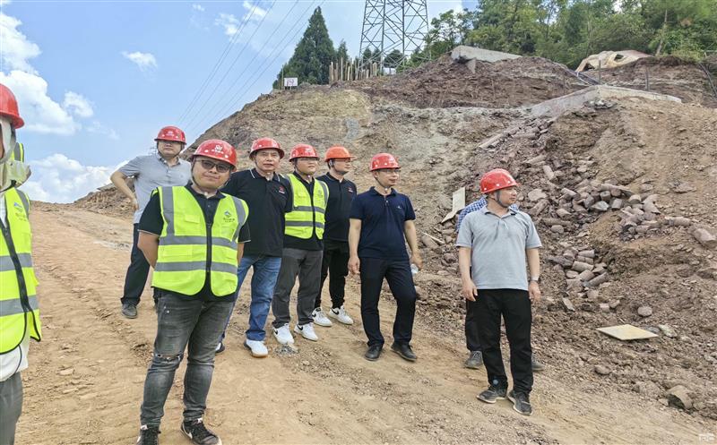 四川腾龙国际平台安全生产隐患大排查大整治工作督查组赴核西南院项目现场进行检查