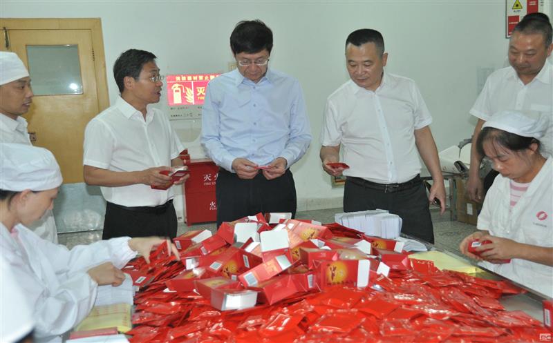 省自然腾龙国际平台投资集团党委书记、董事长徐志文一行到泰华堂制药调研指导工作
