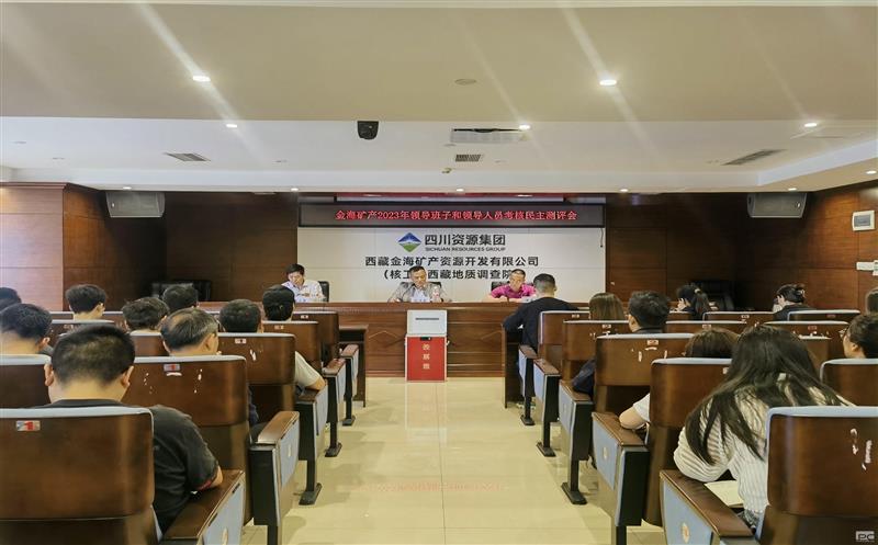 金？？？？？蟛倏2023年度领导班子和领导人员考核民主测评会