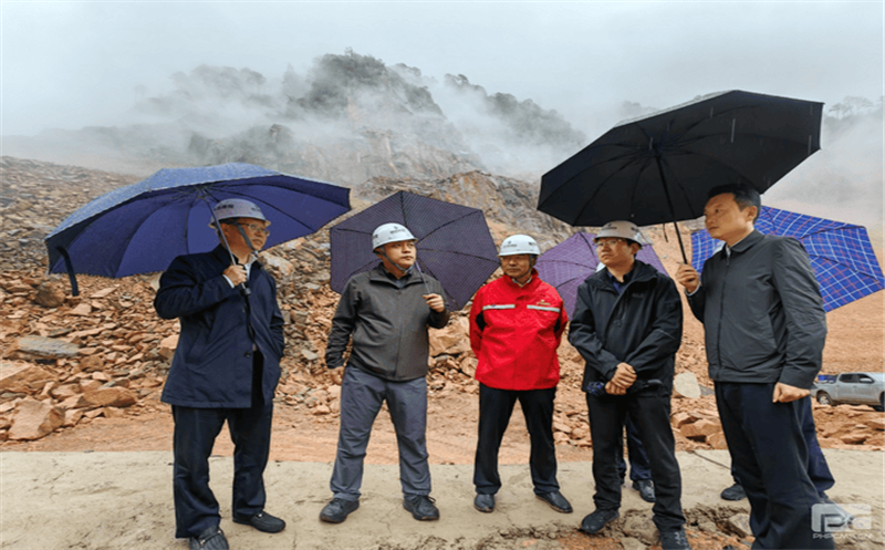 省自然腾龙国际平台厅到大熊猫国家公园历史遗留废弃矿山生态修复示范工程项目（荥经县）调研指导