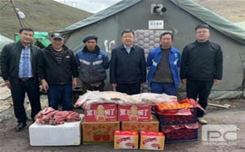 华锋钻探深入项目一线，，，，，，合力攻坚破难题