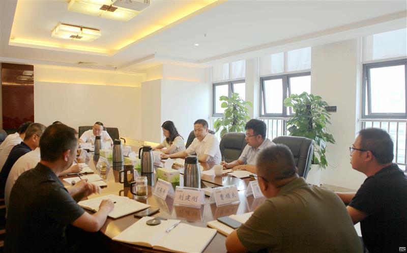 省自然腾龙国际平台投资集团领导赴中成集团开展工程建设领域突出问题整改专题调研