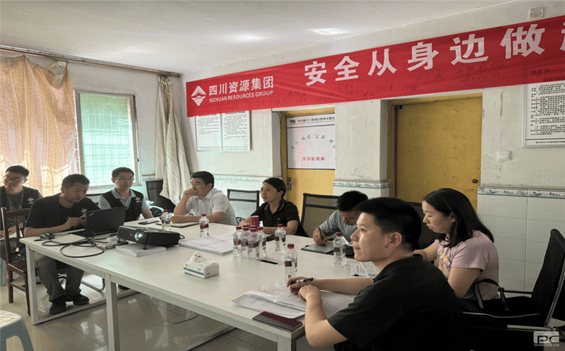 四川腾龙国际平台集团到兴蜀设计集团地质灾害综合治理项目检查指导